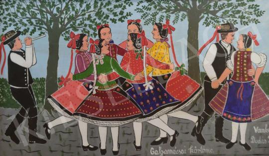 Vankóné Dudás, Juli (Vankó Júlia) - Circle Dance in Galgamacsa painting