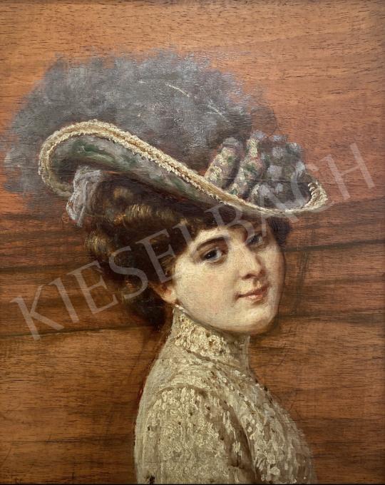 For sale Unknown painter - Woman in Hat 's painting