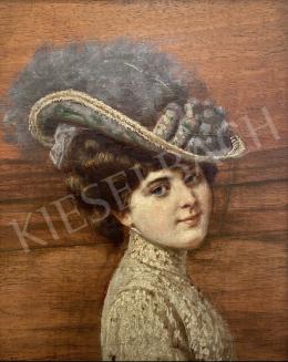 Unknown painter - Woman in Hat 