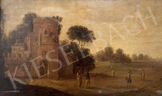 For sale Unknown painter, 18th century - Italian Landscape - The two paintings price together: HUF 2 400 000  's painting