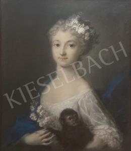 Escot, Charles - Young Girl in Rococo Dress 
