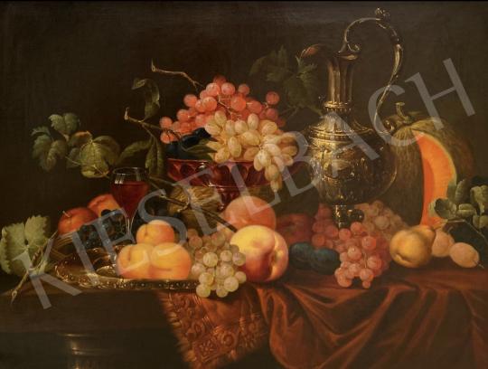  Friedlinger Jenő - Csendélet gyümölcsökkel festménye