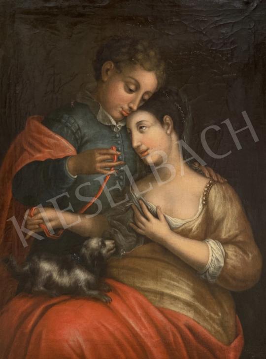 For sale Unknown painter, 18th century - Lovers 's painting