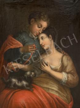 Ismeretlen 18. századi művész - Szerelmespár  