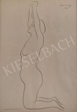  Vaszary, János - Nude Kneeling, 1910 