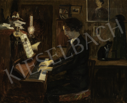  Ormó Béla - Man by the Piano, 1907 