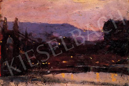  Kunffy, Lajos - Evening lights on the River Danube | 22. Auction auction / 2 Lot