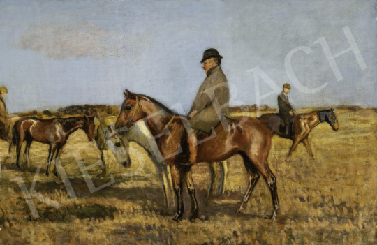 For sale  Horthy, Béla - English Trainer with Race Horses 's painting