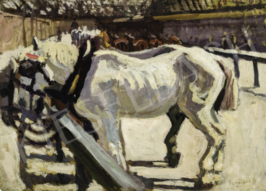  Scheiber, Hugó - Horses, mid. 1910s painting