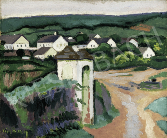 For sale  Czigány, Dezső - Lanscape (Village), c. 1908 's painting