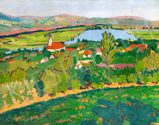 Pap, Géza - Danube Bend, 1908 painting