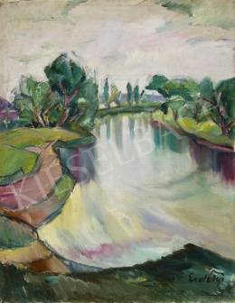 Erdélyi, Béla - River Ung (Uzhhorod), 1929 