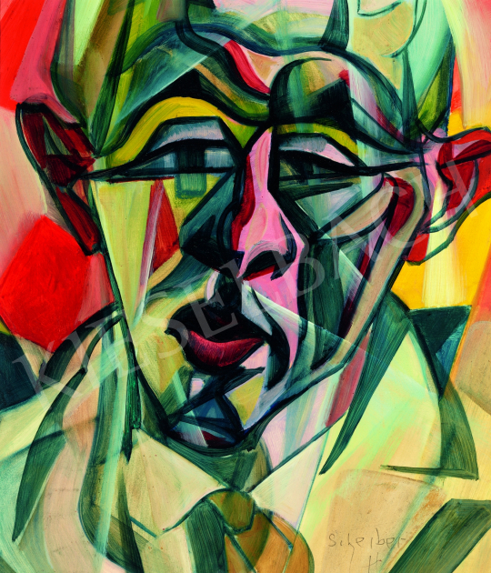  Scheiber, Hugó - Boy Head, 1920s painting