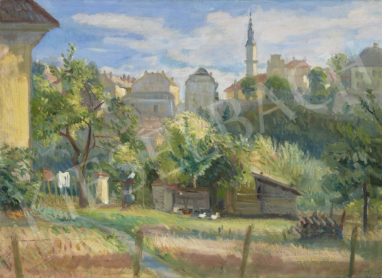  Boldizsár, István - View of Veszprém painting