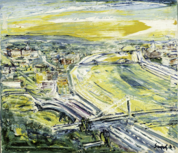  Sváby, Lajos - The View of Budapest, 1974 