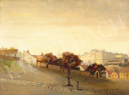 For sale  Háry, Gyula - The Buda Castle, 1910 's painting