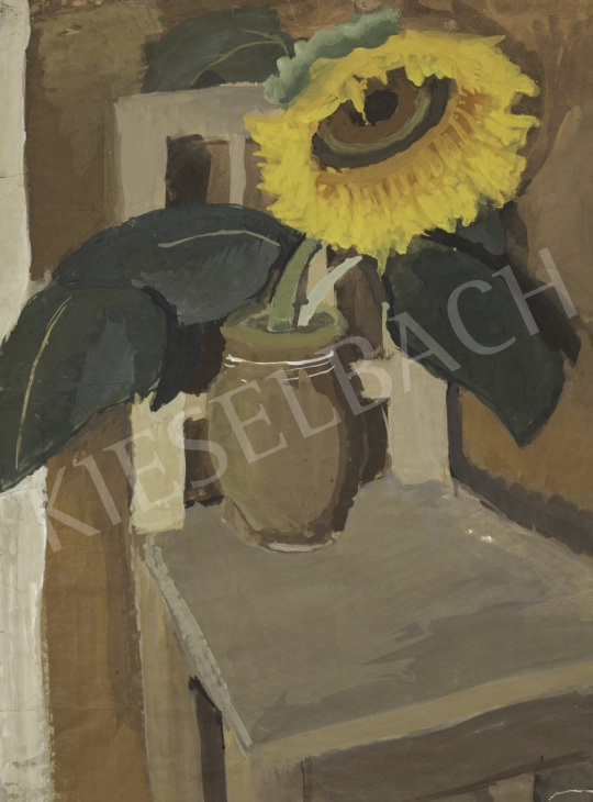 For sale Törzs, Éva - Still-Life with Sunflowers, c. 1940 's painting