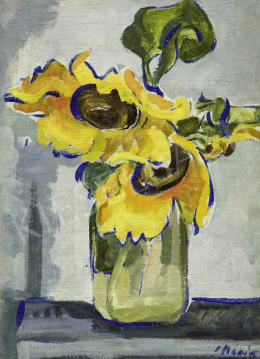  Móricz, Margit, - Sunflower in a Vase, 1930s 