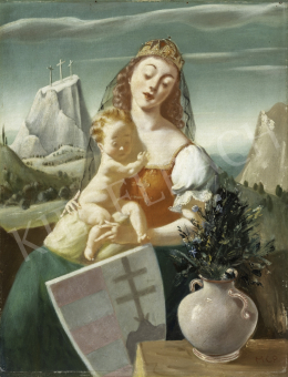  Molnár C. Pál - Magyar Madonna (Kálvária, Pajzs) 