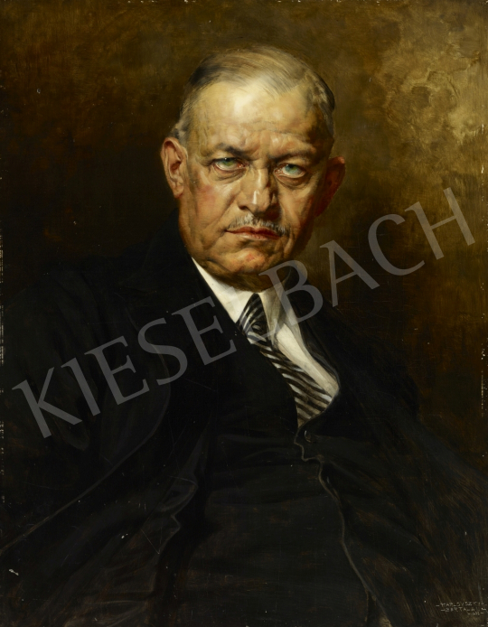 For sale  Karlovszky, Bertalan - Minister Miklós Kozmas's Portrait, 1936 's painting