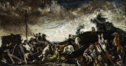  Vén, Emil - Horse Scene (Hommage á Barcsay), 1926 