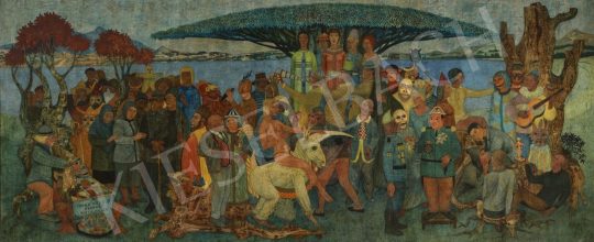 For sale Nyári, Lóránt - Totus mundus exercet histrionem, c. 1980 's painting