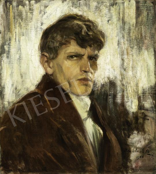  Benkhard, Ágost - Self-Portrait, 1928 painting