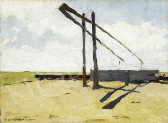 Juszkó, Béla - Hungarian Plain, 1929 painting