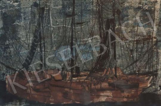 For sale  Eigel, István - Port 1962 's painting