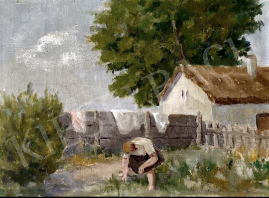 For sale  Gy. Farkas Géza  - Clothes Drying 's painting