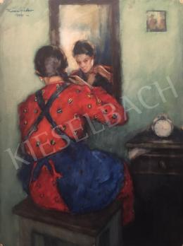  Kássa, Gábor - The Red Pattern Dress, 1940 