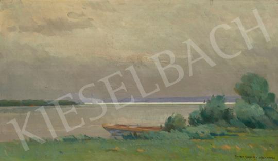 For sale Halasi Horváth, István (Horváth István) - Sailboats on the Lake Balaton (After Rain Lights), 1939 's painting