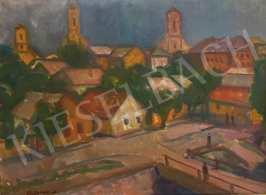 For sale Kántor, Andor - View of Szentendre, 1973 's painting