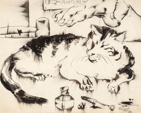  Hajnal, János - Achtung! (Cat), 1933 | 66th Auction auction / 2 Lot