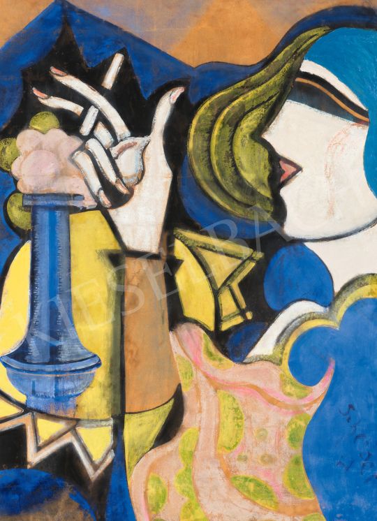  Scheiber, Hugó - Lady in the Bar, c. 1930 | 66th Auction auction / 13 Lot