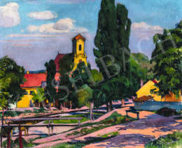 Kosztolányi Kann Gyula - Késő délután (Szentendre), 1910 körül 