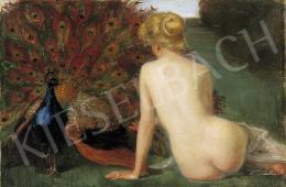  Páldy, Aladár - Nude with a Peacock 