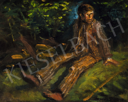  Mednyánszky, László - Vagabond in the Forest 