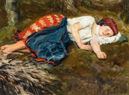  Glatz, Oszkár - 
Leisure Time (Brushwood Gatherer) | 66th Auction auction / 31 Lot