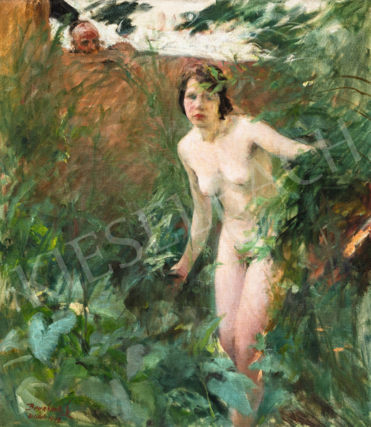  Benkhard, Ágost - In the Garden, 1929 | 66th Auction auction / 32 Lot