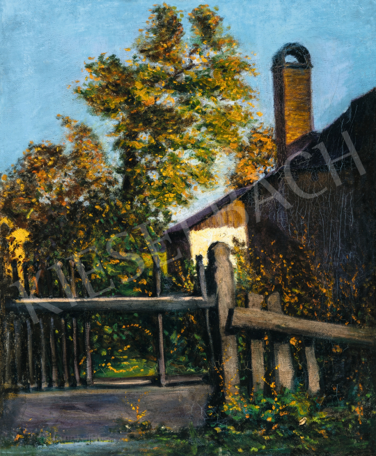  Rátz, Péter - Autumn Garden in Baia Mare, 1906 | 66th Auction auction / 34 Lot