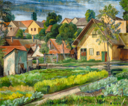  Bánáti Sverák, József - Detail of Szentendre, c. 1935 