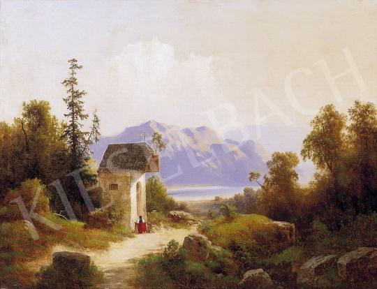 Unknown Austrian painter, about 1860-70 - Austrian Landscape with a Lake | 5th Auction auction / 40b Lot