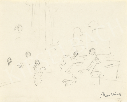  Munkácsy, Mihály - Sketch for the Tiger | 66th Auction auction / 43 Lot