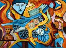  Balázs, János - Destinies, People, c. 1972 