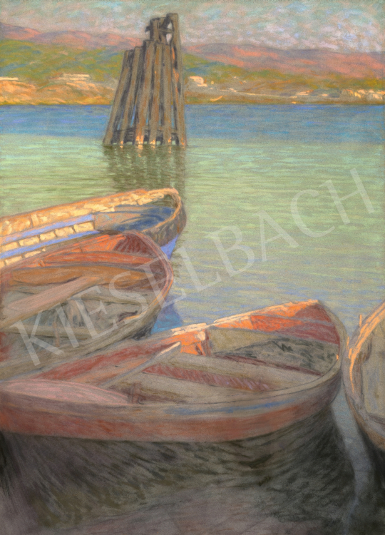  Poll, Hugó - Boats in the Port | 66th Auction auction / 50 Lot