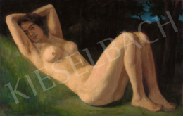  Czigány, Dezső - Lying Female Nude, first half of 1920s 