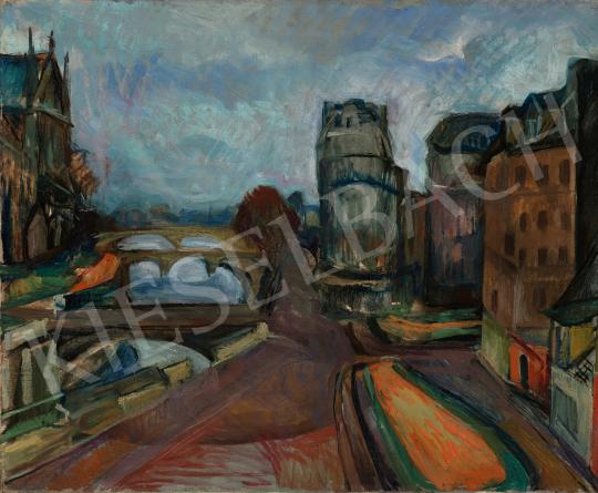  Perlrott Csaba, Vilmos - Paris, Seine Bank, 1920s | 66th Auction auction / 68 Lot