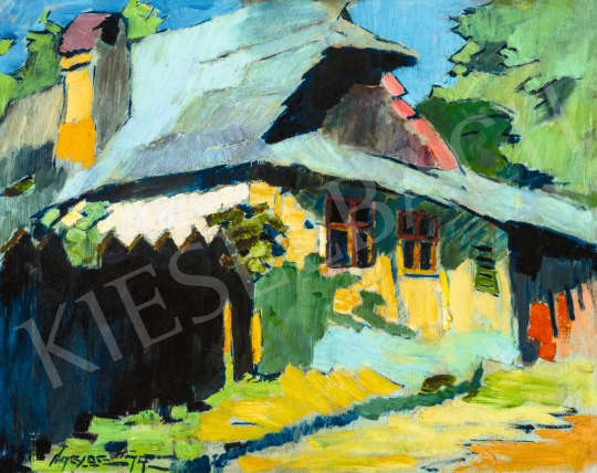 Nagy, Oszkár - Sunlit House in Nagybánya | 66th Auction auction / 75 Lot