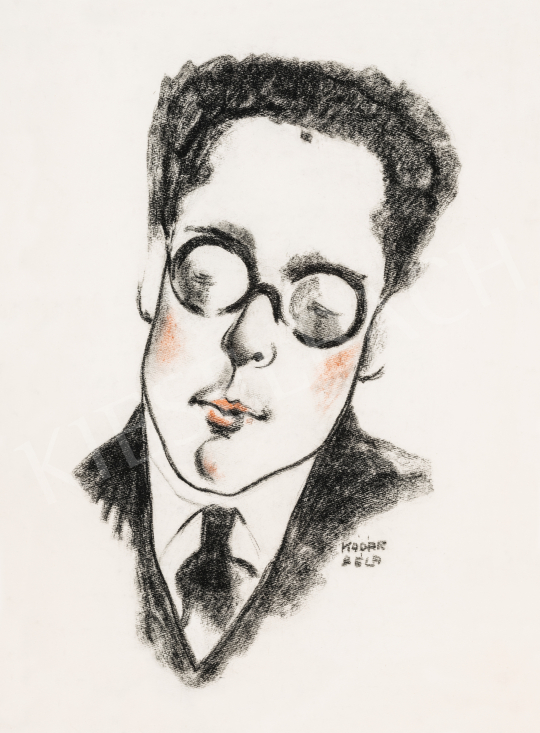  Kádár, Béla - Portrait of Paul Arma | 66th Auction auction / 92 Lot